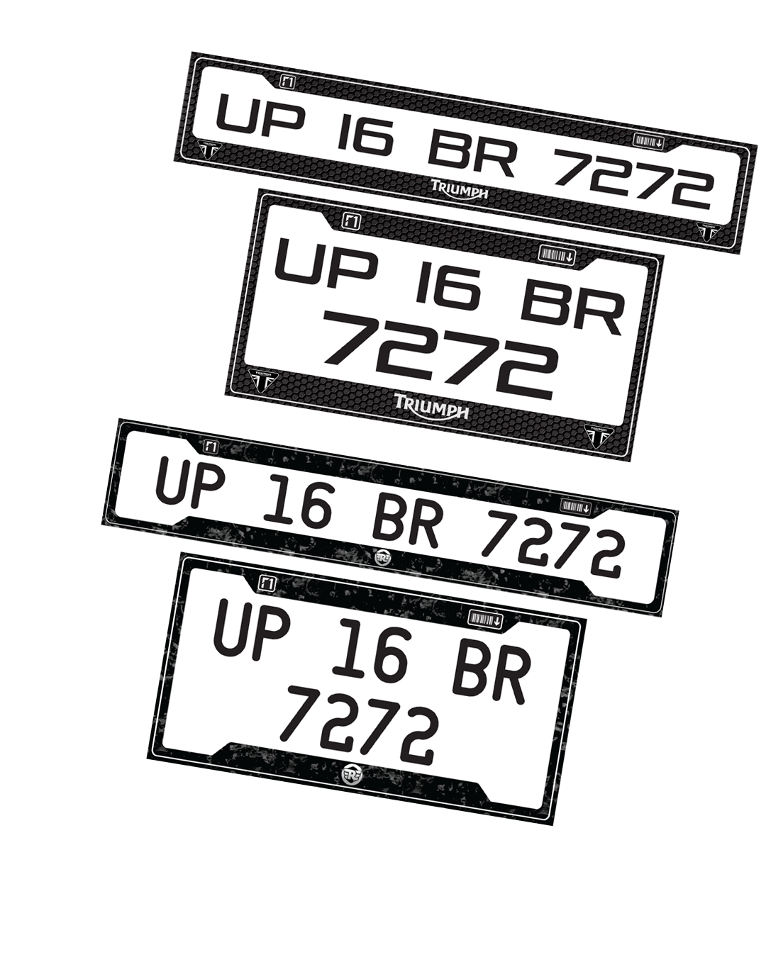 Slider - F1 number plates